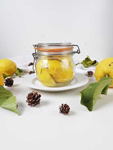 Citrons confits au sel, fermentation naturelle, lacto fermentation (Ni cru, ni cuit)