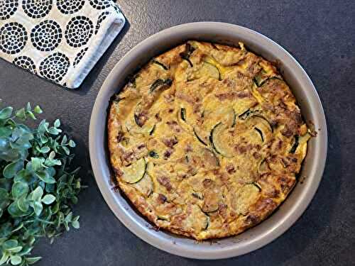 ...Quiche légère sans pâte aux courgettes... (Cathytutu)