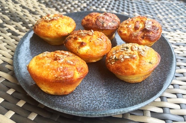 Muffins Moelleux Apéritifs aux Tomates Sechées