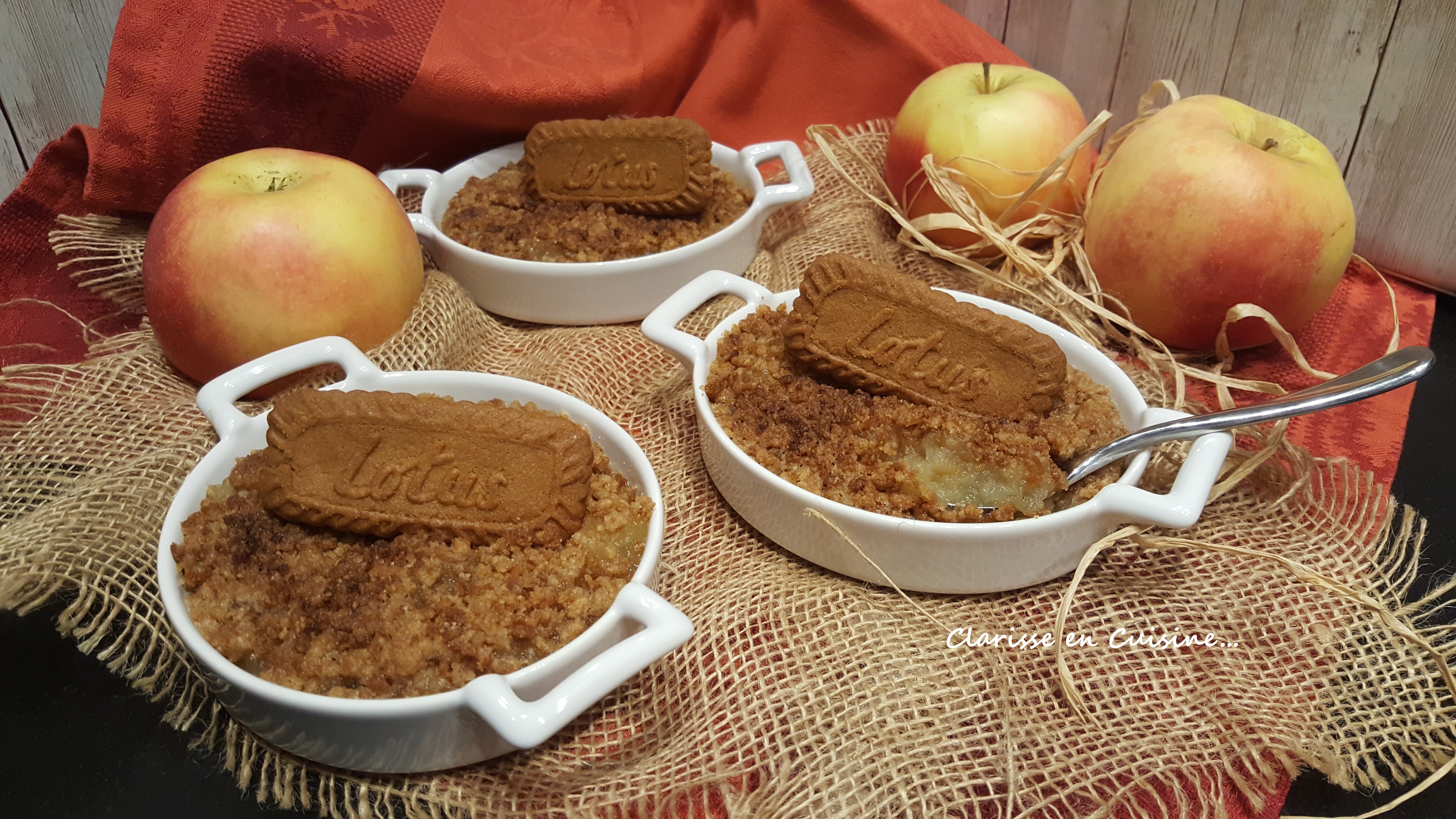 Crumble pomme Spéculoos