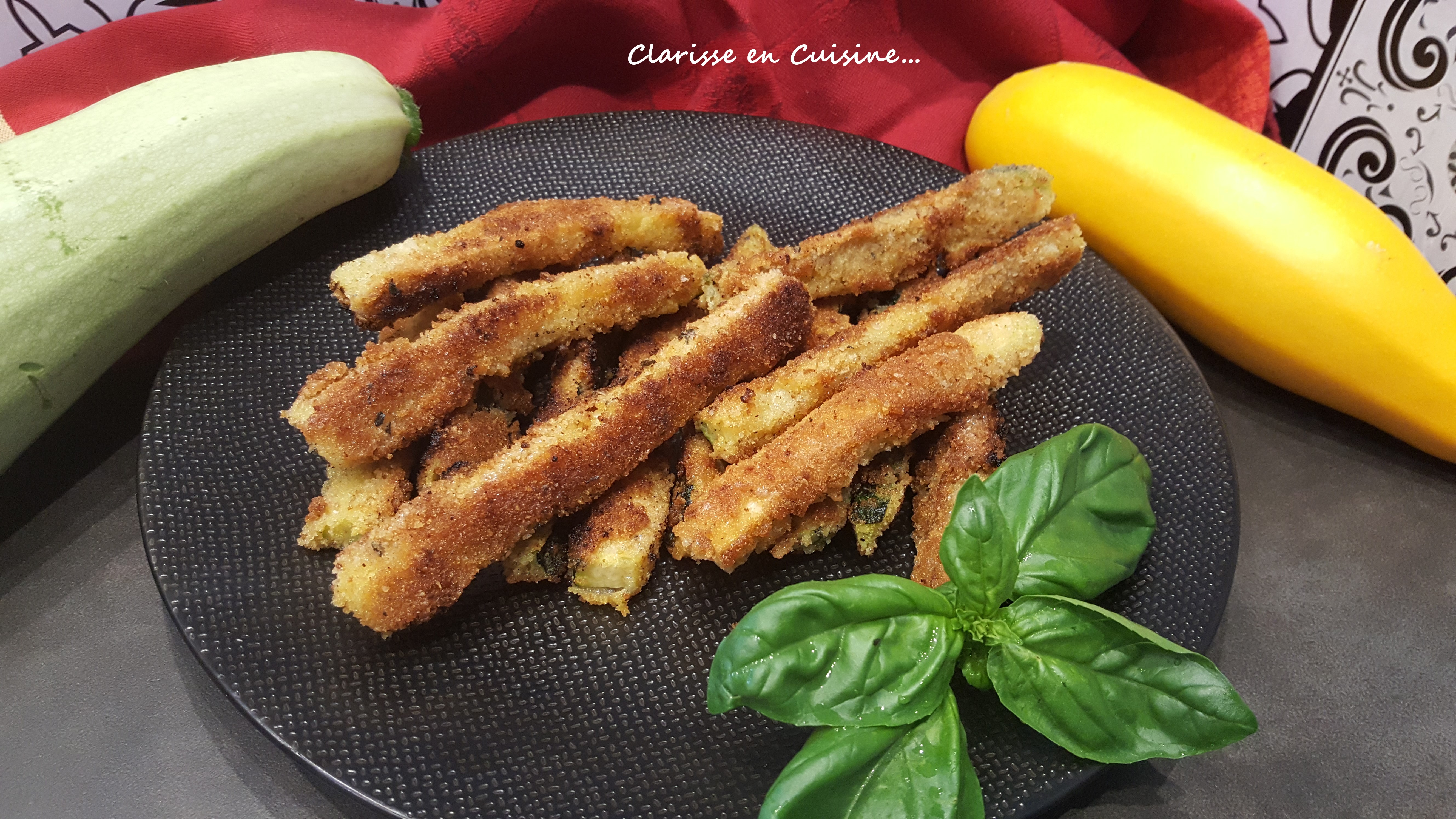 Bâtonnets de courgette panés