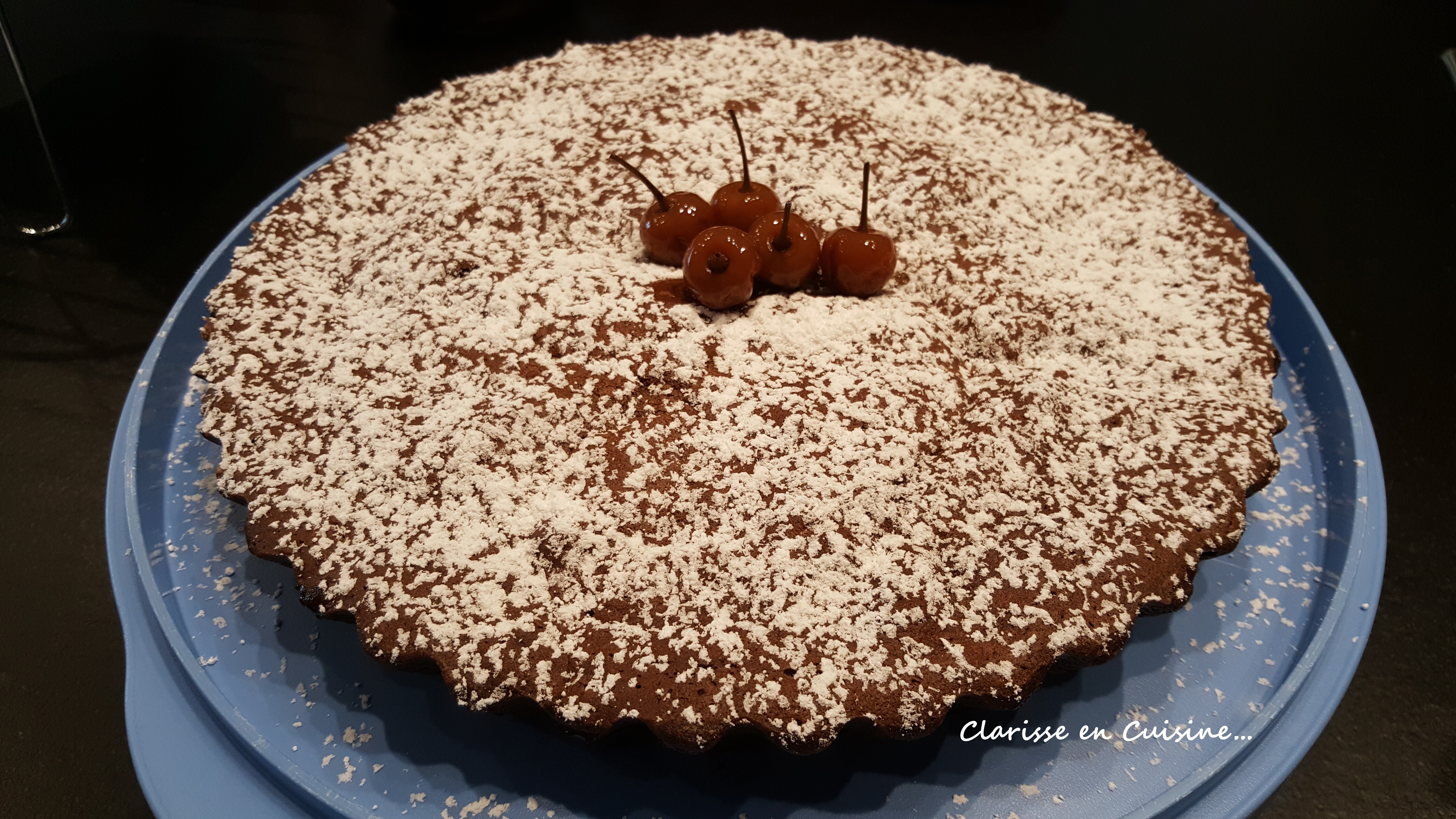 Moelleux au chocolat et cerises