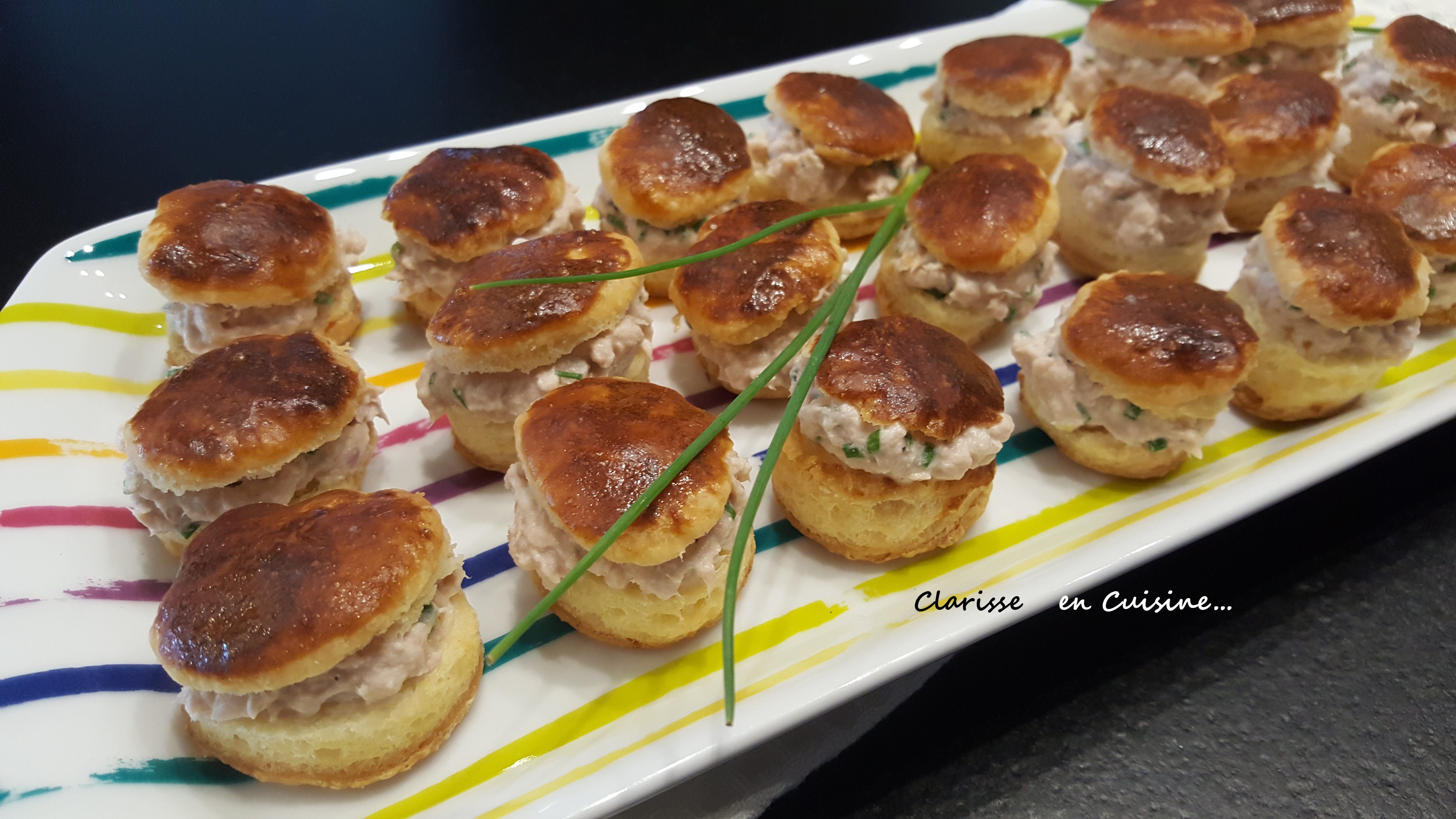 Bouchées aux rillettes de thon