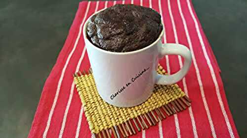 Mug cake fondant au chocolat