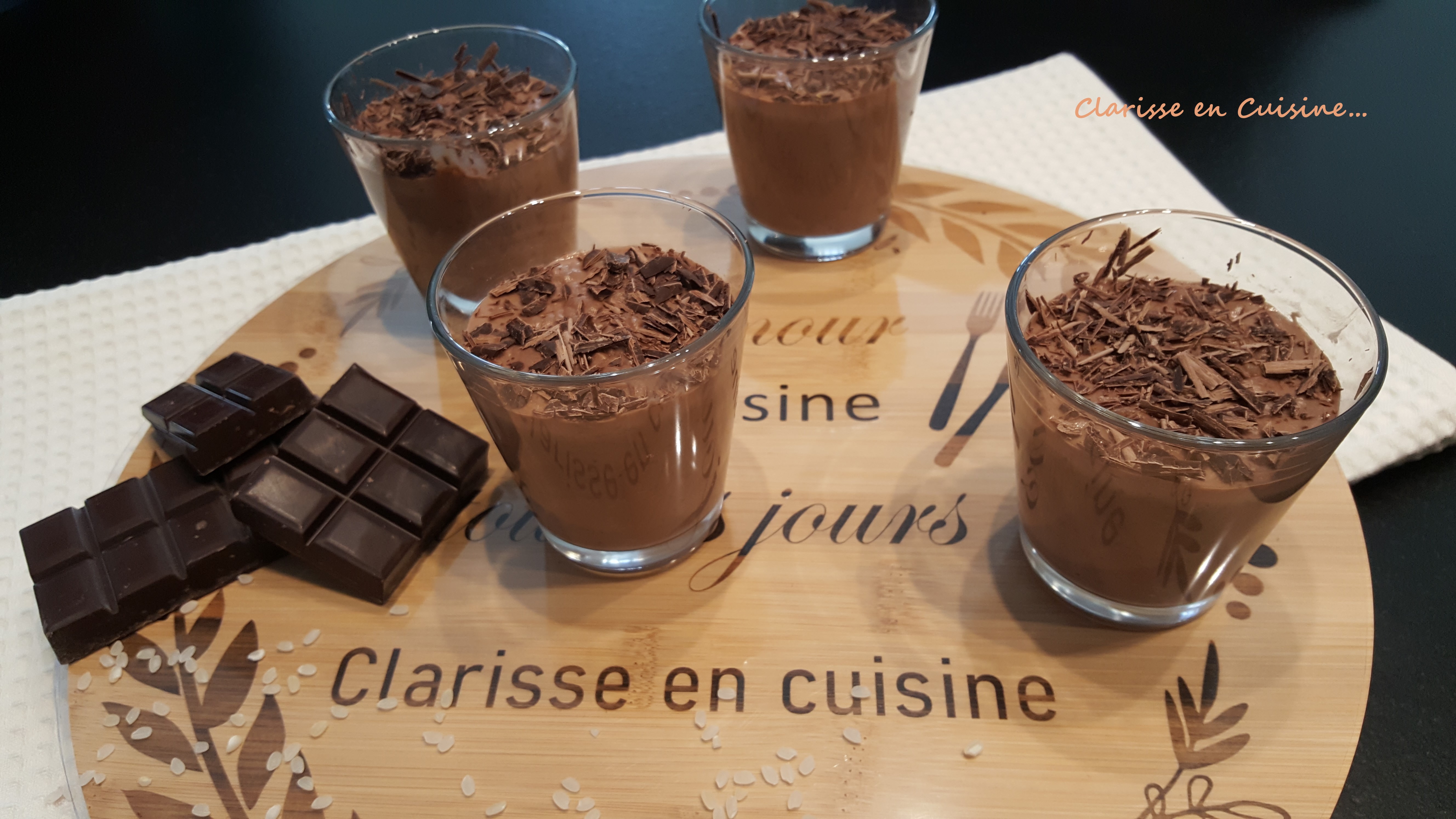 Riz au lait au chocolat