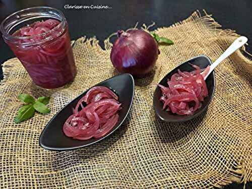Pickles d’oignon rouge