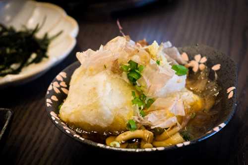 Recette du Tofu frit japonais - Agedashi-doufu