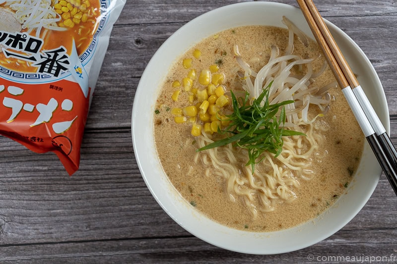 Astuce de ramen : Ramen instantané miso amélioré