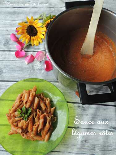 Sauce tomate aux légumes rôtis – Roasted veggies tomato sauce