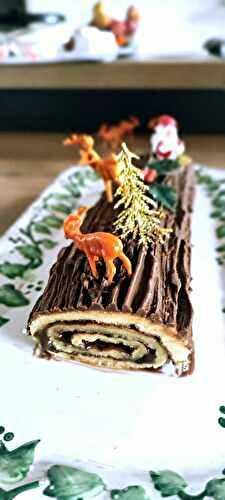 BUCHE DE NOEL AU CHOCOLAT