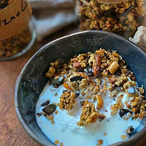 {Recette} Granola aux bananes mûres