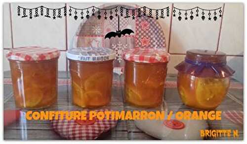 CONFITURE POTIMARRON/ORANGE