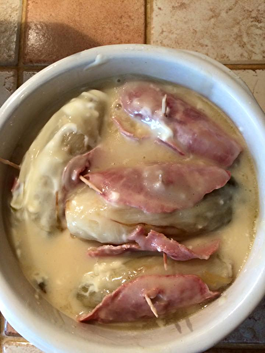 Endives au jambon