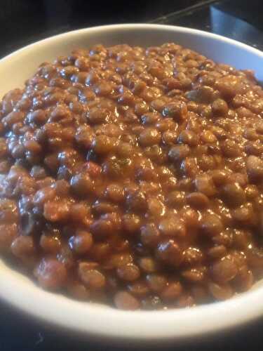 Lentilles à la marocaine au Cookeo