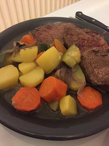 Roosbeef et ses légumes au Cookeo