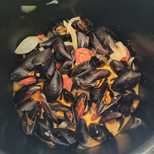 Moules au chorizo