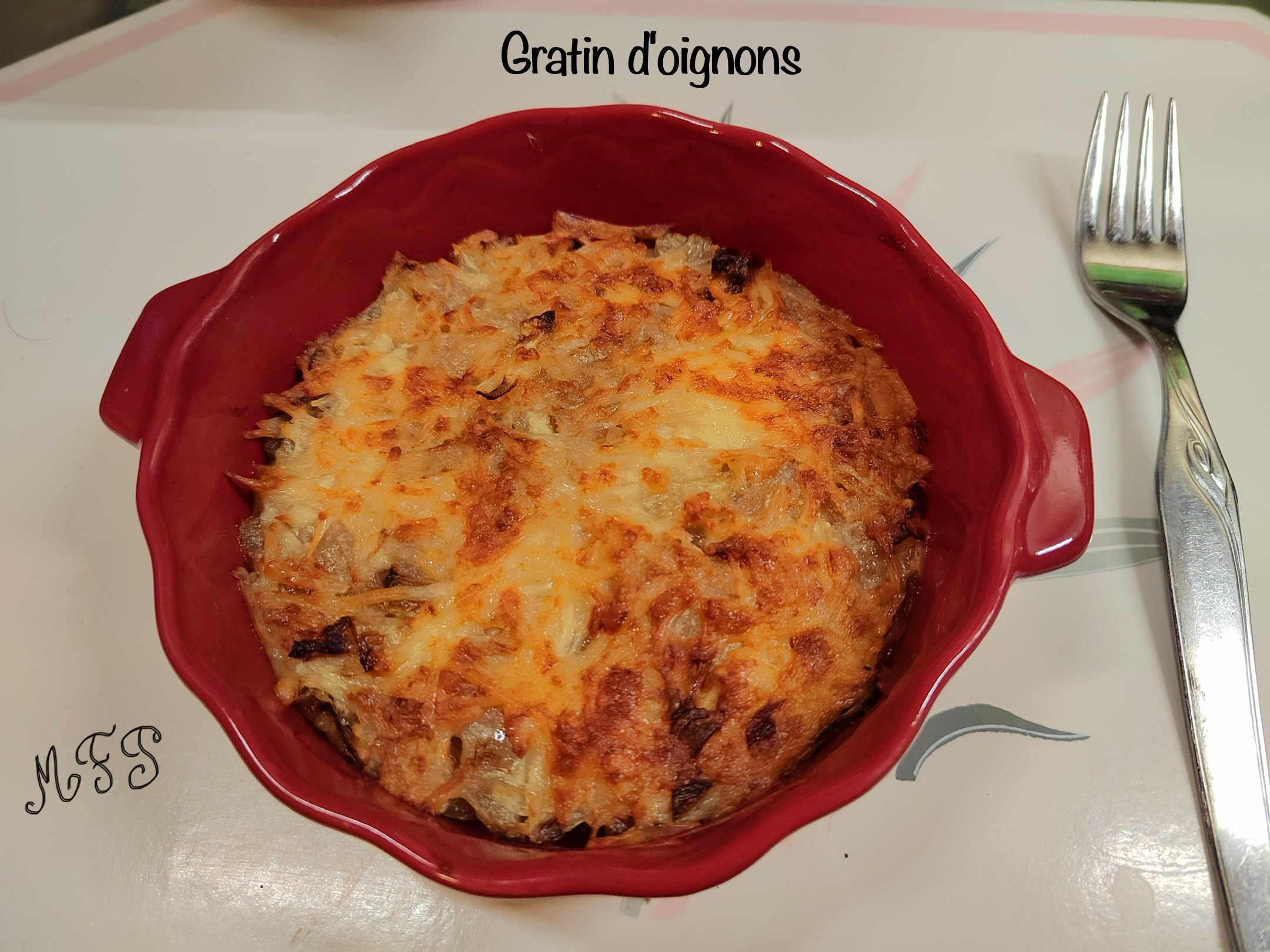 Gratin d'oignons