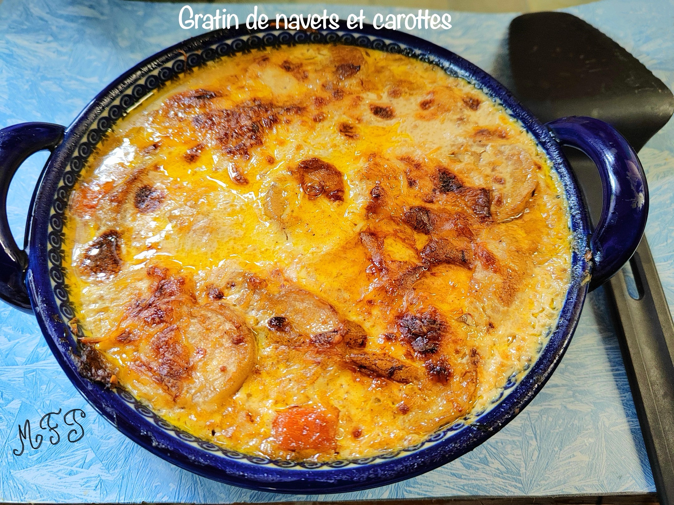 Gratin de navets et carottes