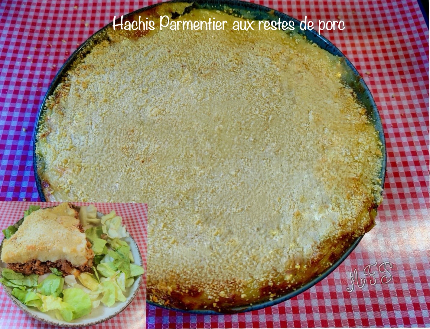 Hachis parmentier aux restes de porc