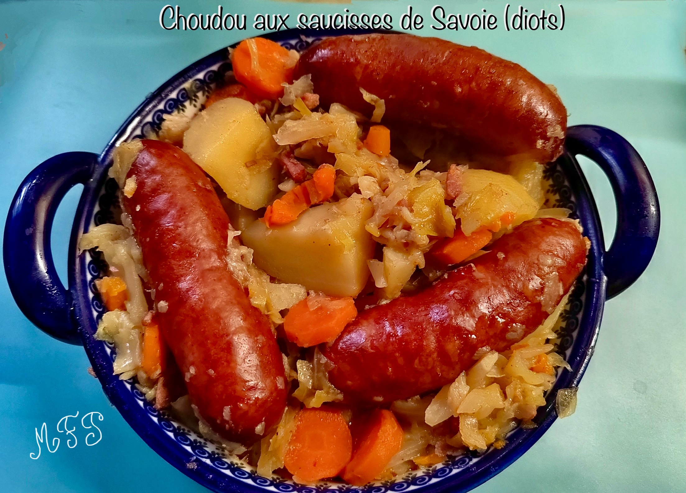 Choudou aux saucisses de Savoie (diots)