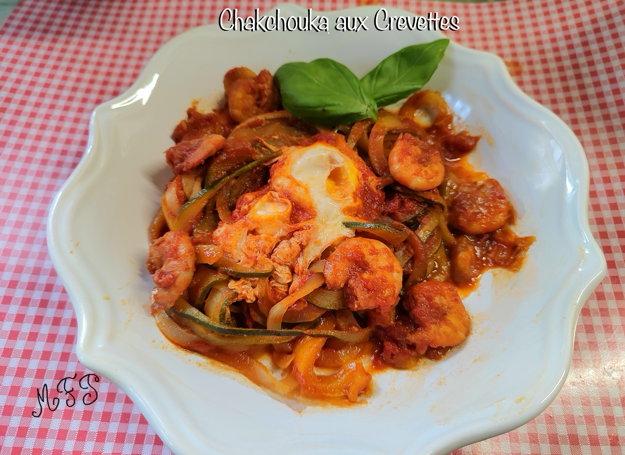 Chakchouka aux crevettes