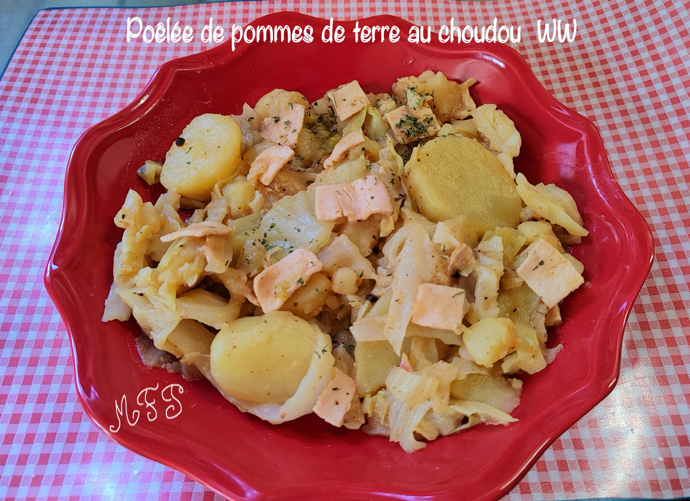 Poêlée de pommes de terre au choudou  WW