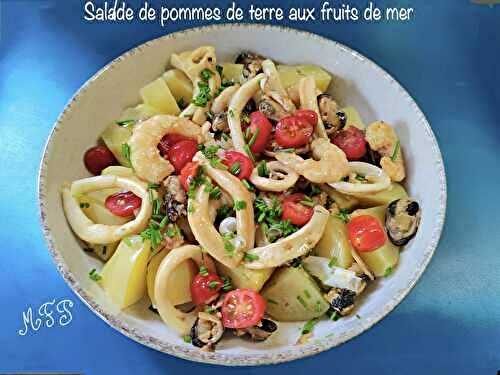 Salade de pommes de terre aux fruits de mer