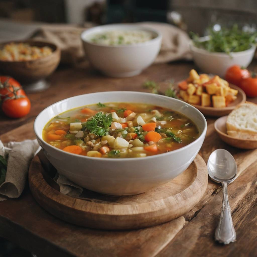 La façon la plus simple de faire une soupe de légumes à l'autocuiseur cookéo