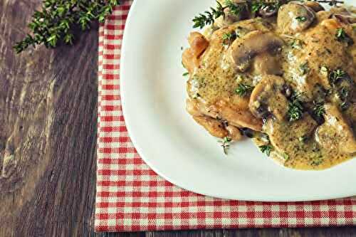 Aiguillettes de Poulet Sauce Champignons au Cookeo : Recette Crémeuse au multicuiseur cookéo