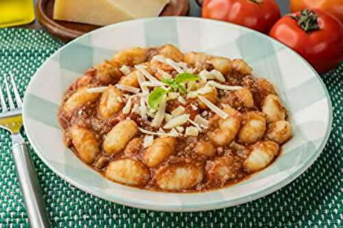 Gnocchis à la bolognaise ultra rapide et gourmand à l'autocuiseur Moulinex