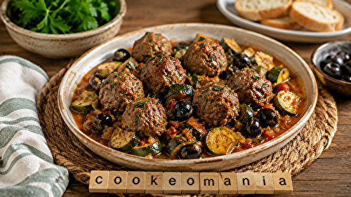 Boulettes de bœuf aux courgettes et olives au Cookeo, le plat parfumé façon tajine express au cookéo