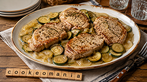 Côtes de porc aux courgettes au Cookeo, le plat léger et rapide pour toute la famille au multicuiseur cookéo