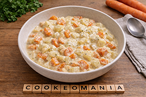 Légumes fondants chou-rave et carottes à la crème au multicuiseur cookéo