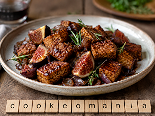 Tempeh aux figues et au porto au Cookeo, la recette végétarienne sucrée-salée à l'autocuiseur Moulinex