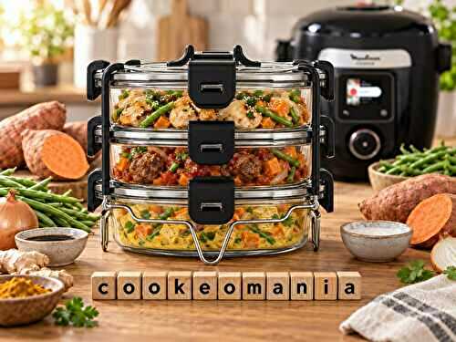 3 repas à la patate douce avec le Batchcooker Moulinex au cookéo