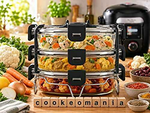 3 repas au chou-fleur avec le Batchcooker Moulinex au robot multi-cuiseur cookéo