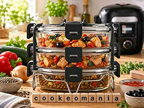 3 repas méditerranéens avec le Batchcooker Moulinex à l'autocuiseur cookéo
