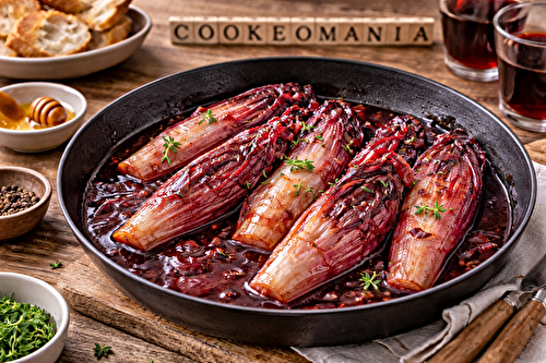 Endives rouges fondantes au miel à l'autocuiseur cookéo