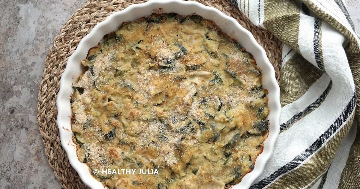 GRATIN DE COURGETTES AIL ET FINES HERBES