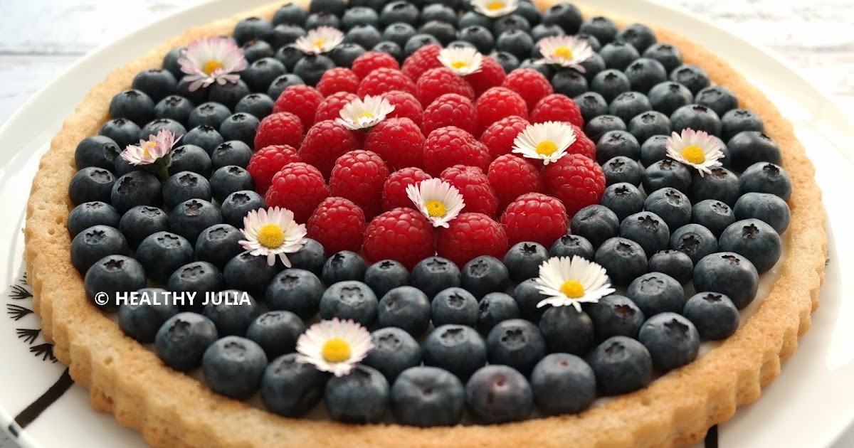 TARTE RENVERSÉE AUX MYRTILLES ET AUX FRAMBOISES