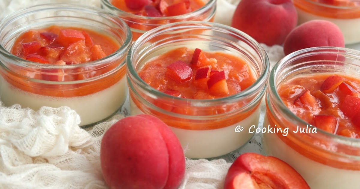 PANNA COTTA AUX ABRICOTS (RECETTE SANS GÉLATINE)