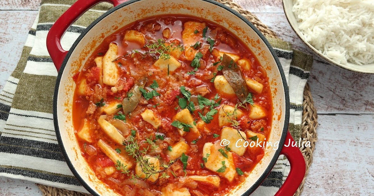 RAGOÛT DE CALAMARS AU CHORIZO DE LAURENT MARIOTTE