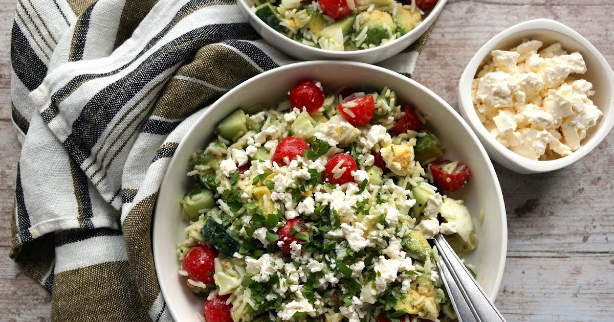 SALADE DE RIZ AUX CRUDITÉS ET À LA FETA