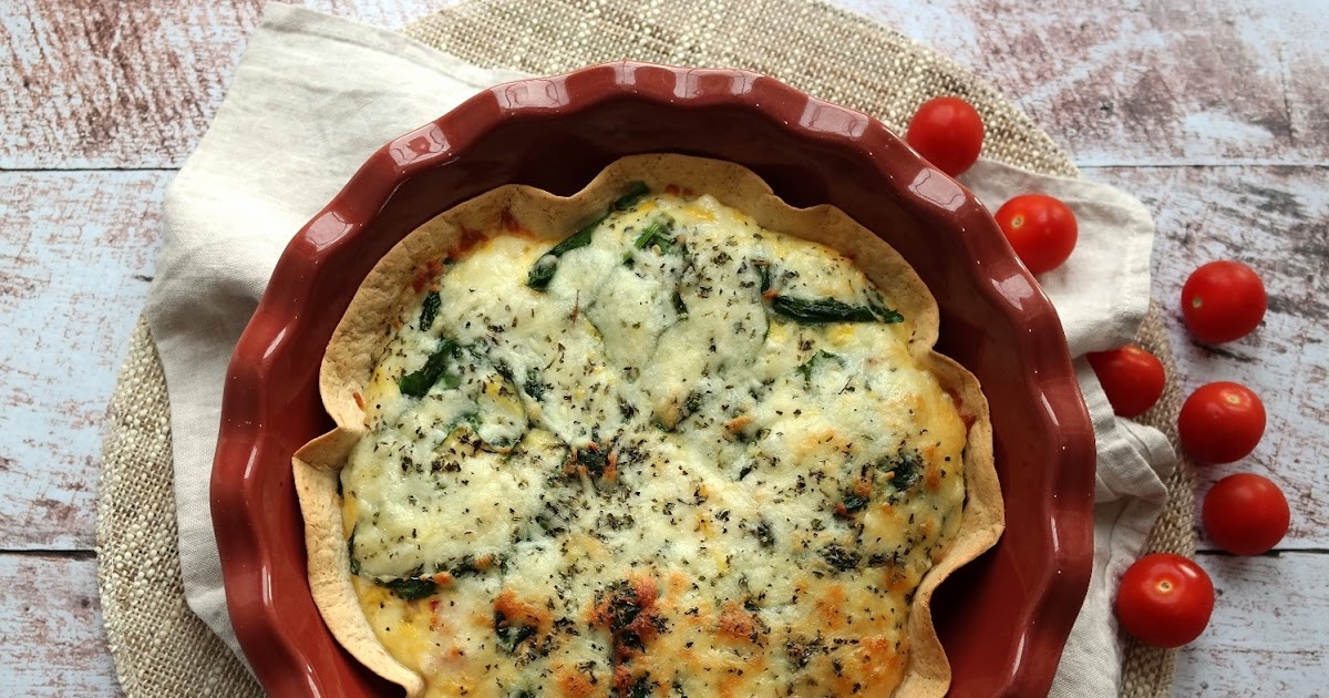 TORTILLA AUX LÉGUMES COMME UNE QUICHE