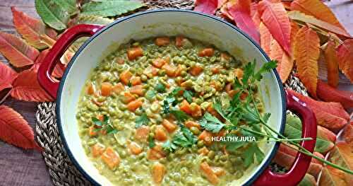 DHAL DE POIS CASSÉS ET PATATE DOUCE