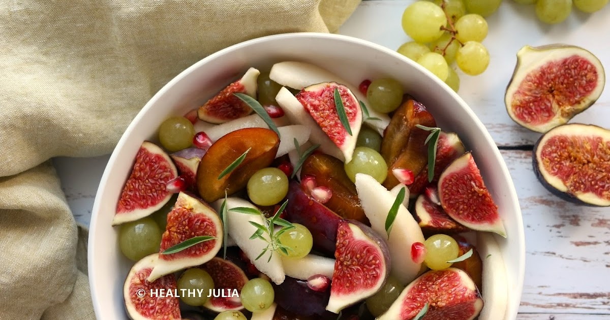 SALADE DE FRUITS D'AUTOMNE À LA VERVEINE