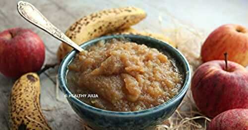 COMPOTE POMME-BANANE (SANS SUCRE AJOUTÉ)