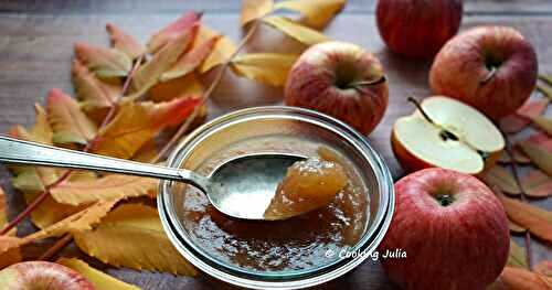 CONFITURE DE POMMES AU CARAMEL BEURRE SALÉ