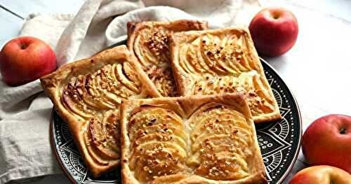 TARTELETTES FEUILLETÉES AUX POMMES GOÛT TATIN