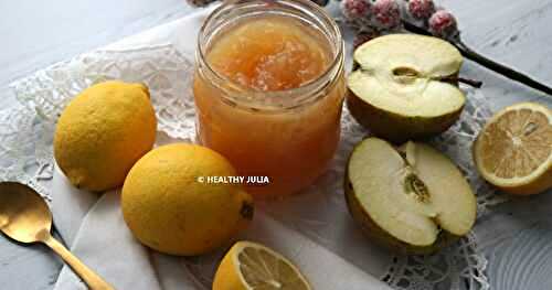 CONFITURE DE POMMES AU CITRON